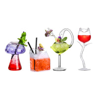 Swan Cocktail Glasses Creative Drinking Glasses Unique Wine Glasses  Margarita Glass Goblet Suitable for Cocktail,Wine,Martini,Tequila Great for